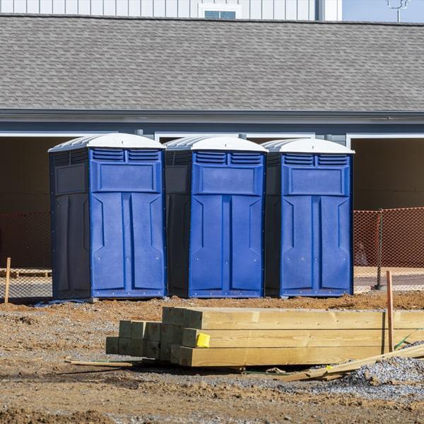 Heavy-duty construction site porta potty in Lewiston, Maine